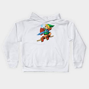 roller hero Kids Hoodie